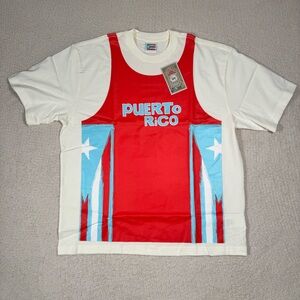 Bad Bunny “BENITO 94” Jersey Style T-Shirt Red Residencia En el Choli PR Size XL